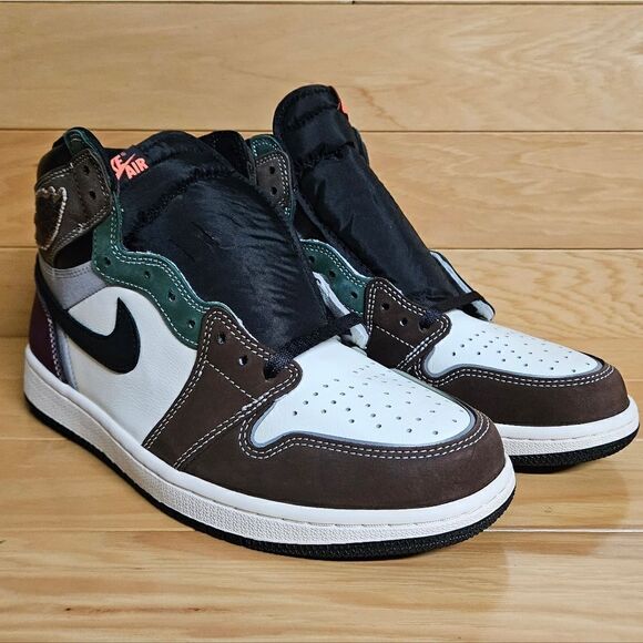 Air Jordan 1 High OG Hand Crafted Size Mens Shoe Sneaker DH3097-001 - Picture 2 of 12